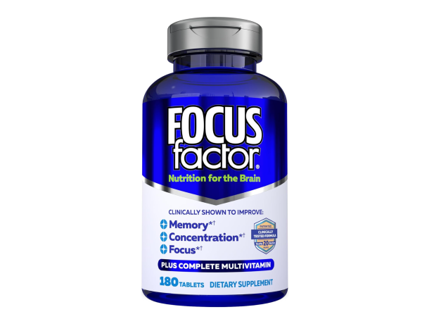 Focus Factor® Brain Supplement – Support for Cognitive Health & Mental Performance
